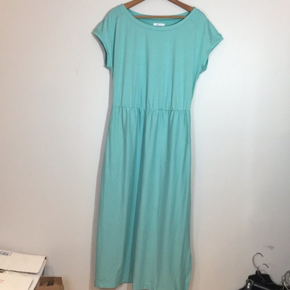 Columbia sportswear company long maxi dress size medium half sleeve NWOT